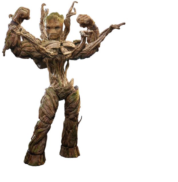 Hot Toys MMS707 - Marvel Comics - Guardians Of The Galaxy Vol.3 - Groot Deluxe Version
