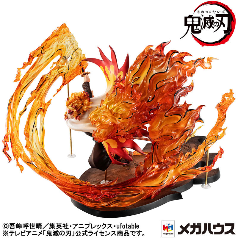 Megahouse - G.E.M. Series: Demon Slayer: Kimetsu no Yaiba - Kyojuro Rengoku Fifth Form: Flame Tiger