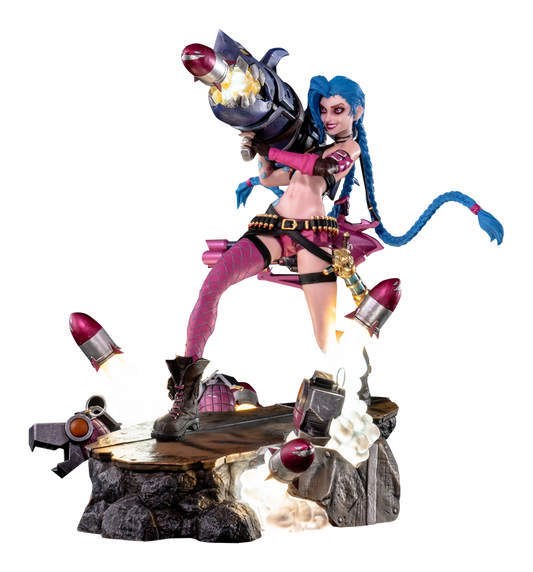 Riot & PureArts - League Of Legends - Jinx Light Up