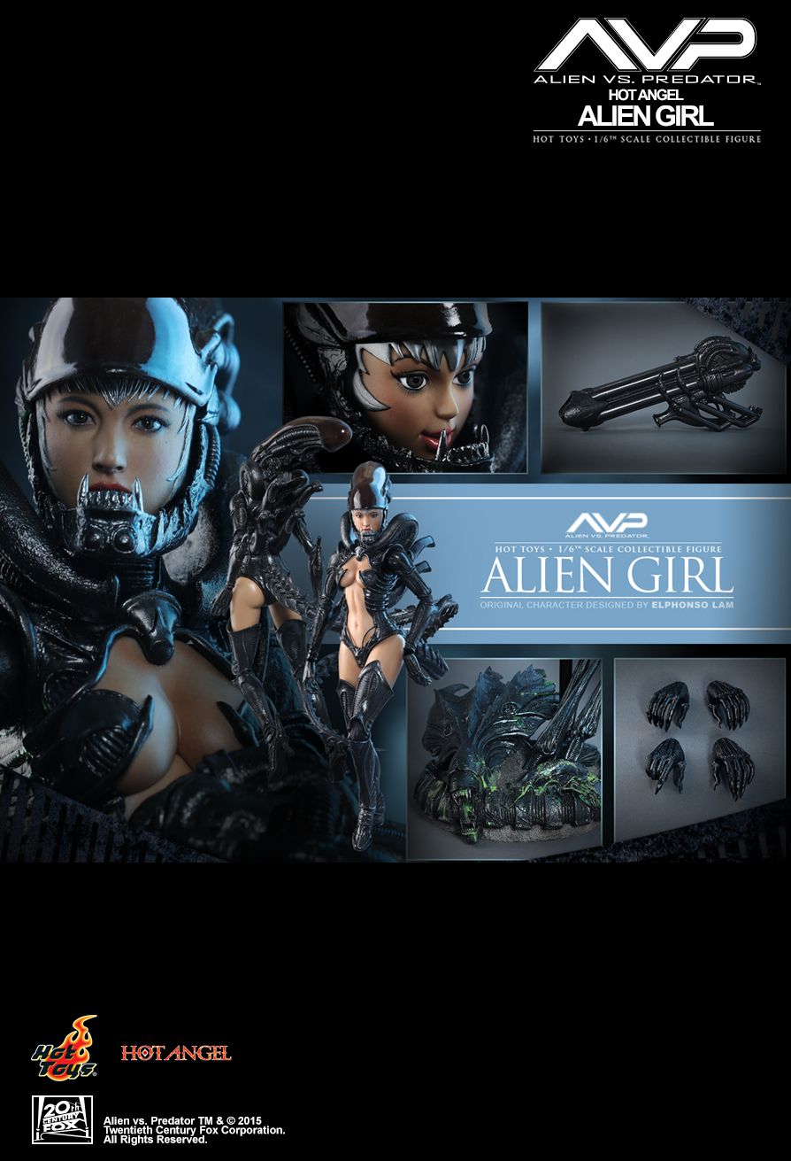 Hot Toys HAS002 - AVP - Alien Girl – Captain Collectible Limited