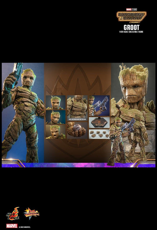 Hot Toys MMS706 - Marvel Comics - Guardians Of The Galaxy Vol.3 - Groot Standard Version