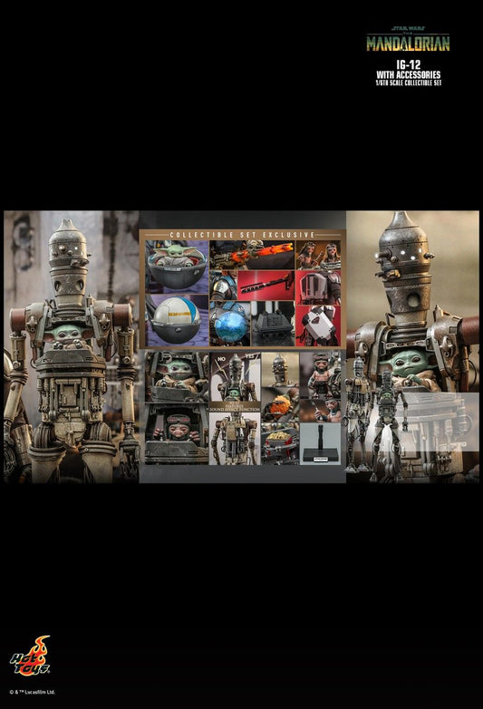 Hot Toys TMS105 - Star Wars : The Mandalorian - IG-12 & Accessories