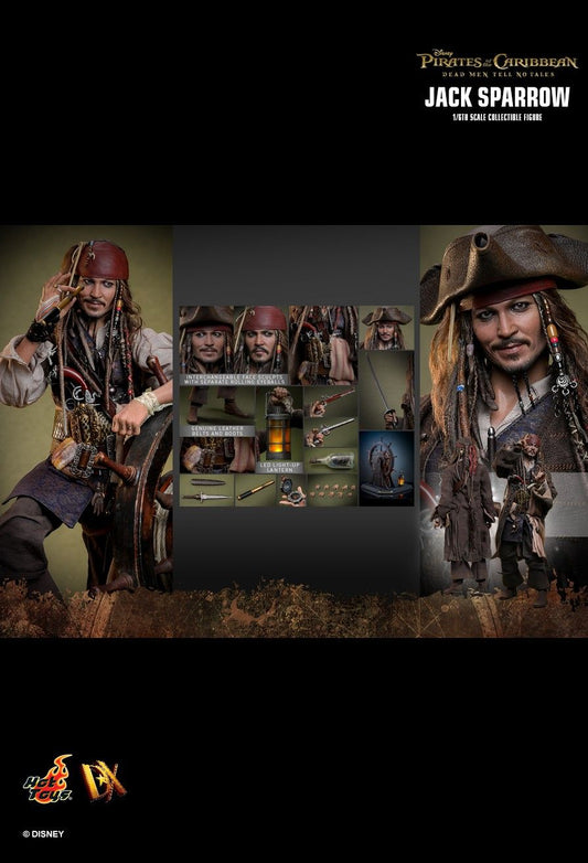 Hot Toys DX37 - Pirates Of The Caribbean : Dead Men Tell No Tales - Jack Sparrow Standard Version