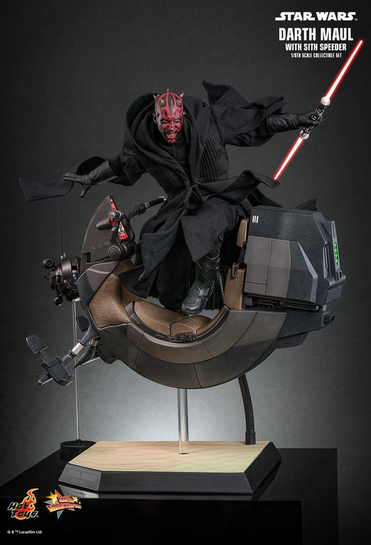 Hot Toys MMS749B - Star Wars : The Phantom Menace - Darth Maul & Sith Speeder