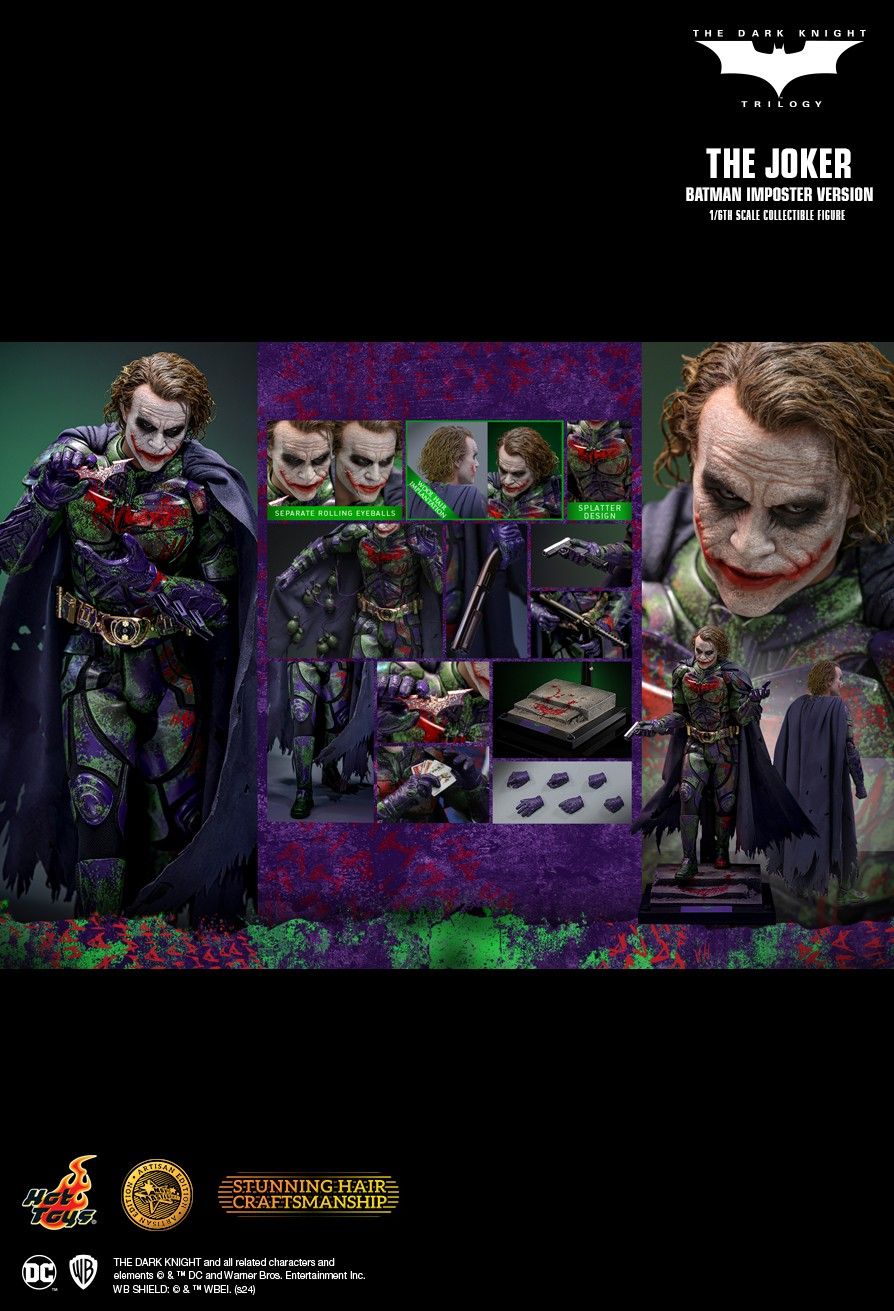 Hot Toys MMS752AE DC Batman The Dark Knight The Joker Batman
