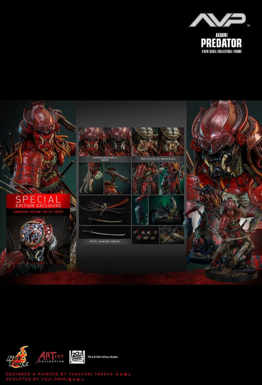 Hot Toys AC06B - Alien VS. Predator - Akaoni Samurai Predator