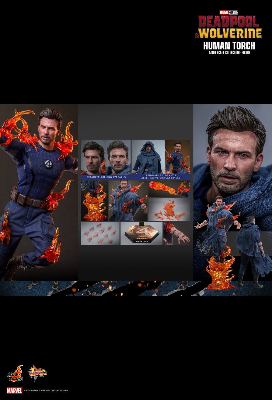 Hot Toys MMS789 - Marvel Comics - Deadpool & Wolverine - Human Torch 【