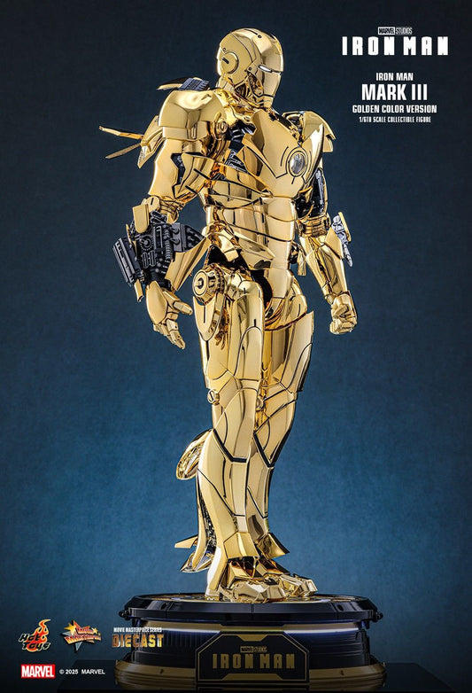 Hot Toys MMS764D69 - Marvel Comics - Iron Man - Iron Man Mark III Golden Color Version