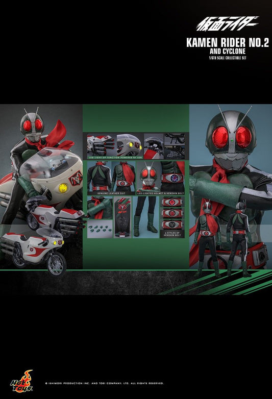 Hot Toys TMS149 - Kamen Rider - Kamen Rider No.2 & Cyclone No.2 【Pre-Order】