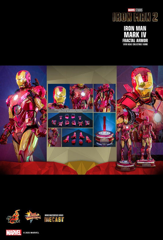 Hot Toys MMS792D70 - Marvel Comics - Iron Man 2 - Iron Man Mark IV Fractal Armor