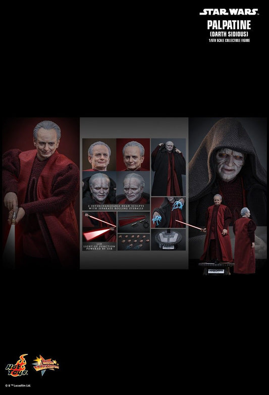 Hot Toys MMS805 - Star Wars : Revenge Of The Sith - Palpatine Darth Sidious 【Pre-Order】