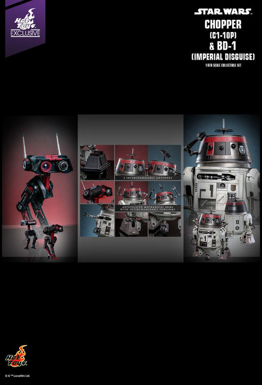 Hot Toys TMS152 - Star Wars : Galaxy - Chopper C1-10P & BD-1 Imperial Disguise