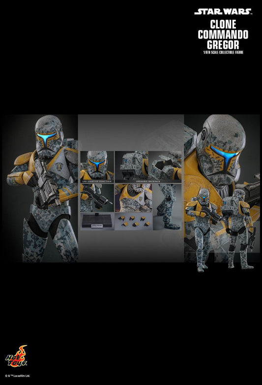 Hot Toys TMS155 - Star Wars : The Clone Wars - Clone Commando Gregor