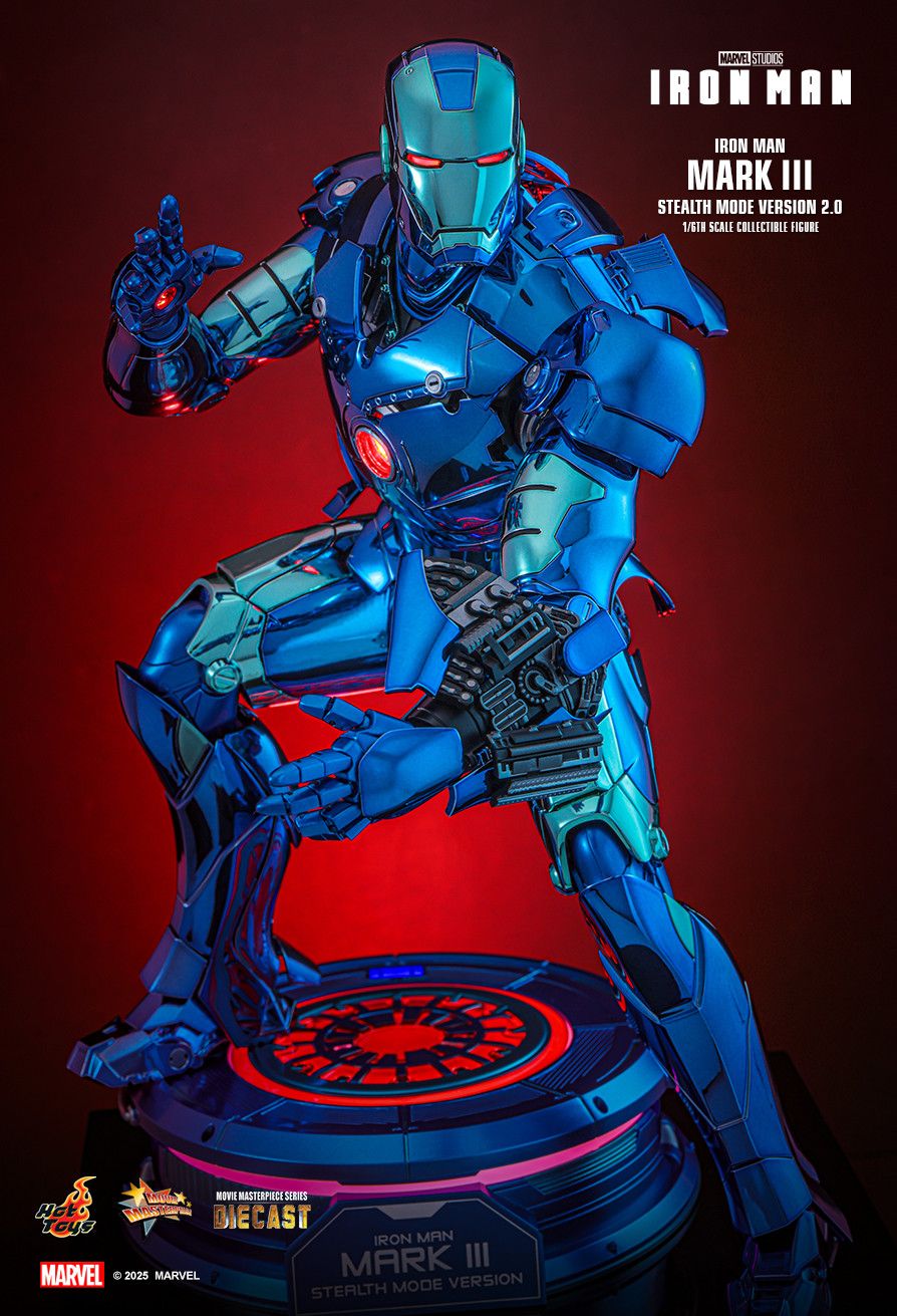 Hot Toys MMS814 - Marvel Comics - Iron Man - Iron Man Mark III Stealth Mode Version