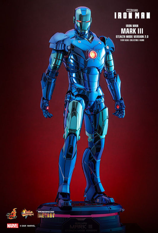 Hot Toys MMS814 - Marvel Comics - Iron Man - Iron Man Mark III Stealth Mode Version
