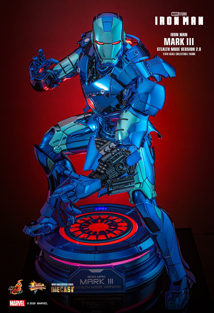 Hot Toys MMS814 - Marvel Comics - Iron Man - Iron Man Mark III Stealth Mode Version