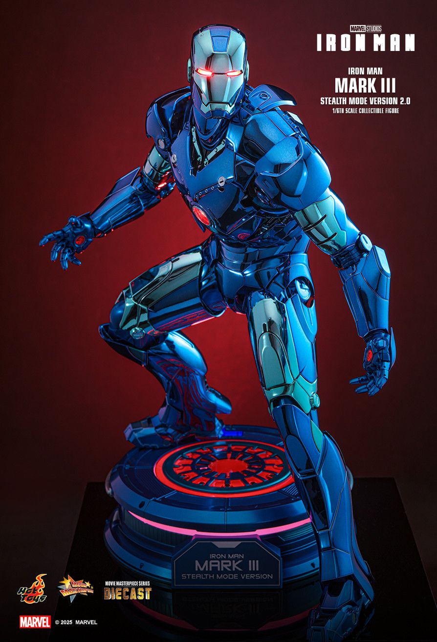 Hot Toys MMS814 - Marvel Comics - Iron Man - Iron Man Mark III Stealth Mode Version