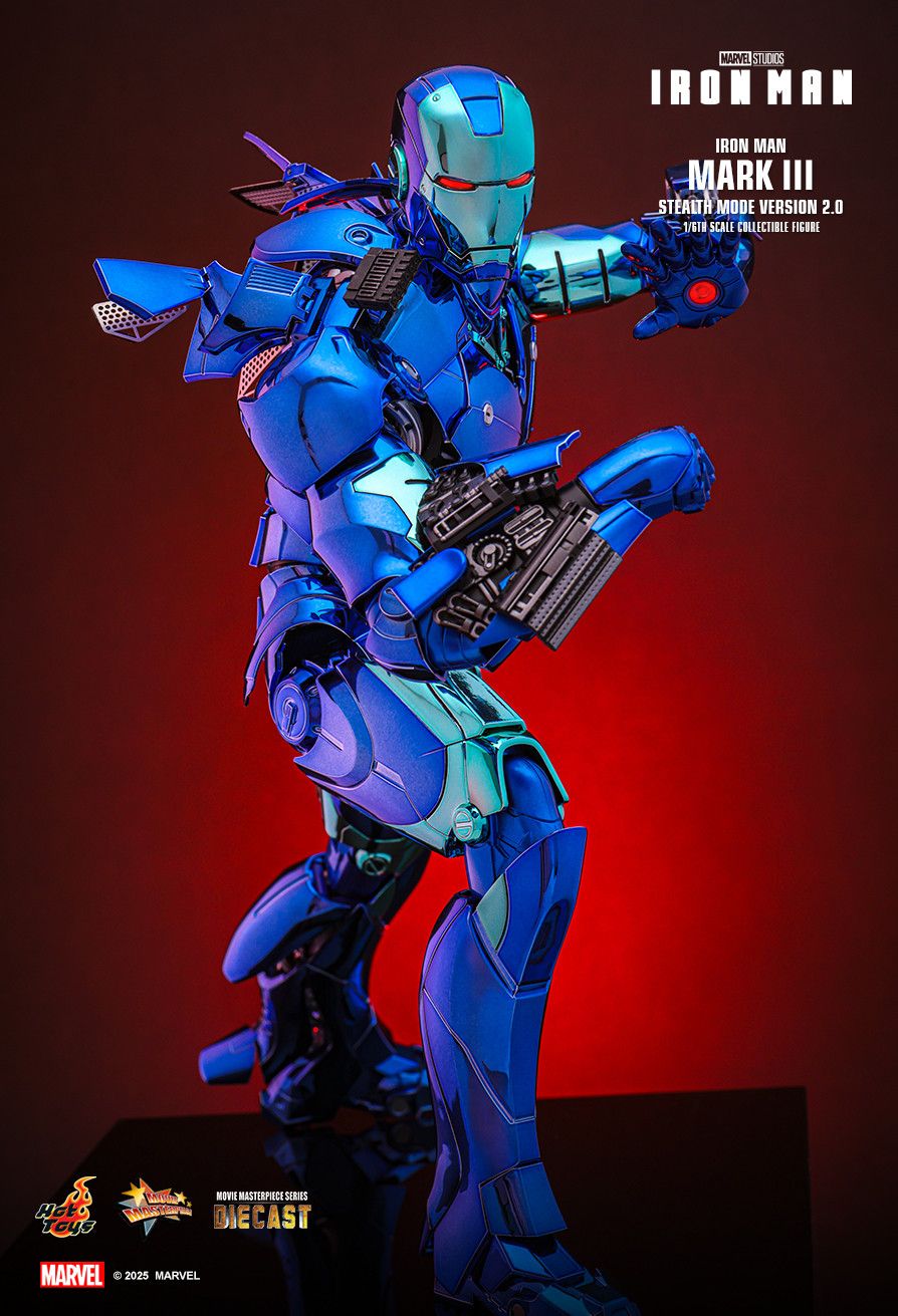 Hot Toys MMS814 - Marvel Comics - Iron Man - Iron Man Mark III Stealth Mode Version
