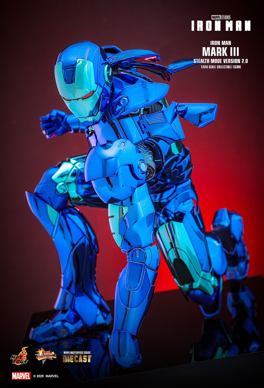Hot Toys MMS814 - Marvel Comics - Iron Man - Iron Man Mark III Stealth Mode Version