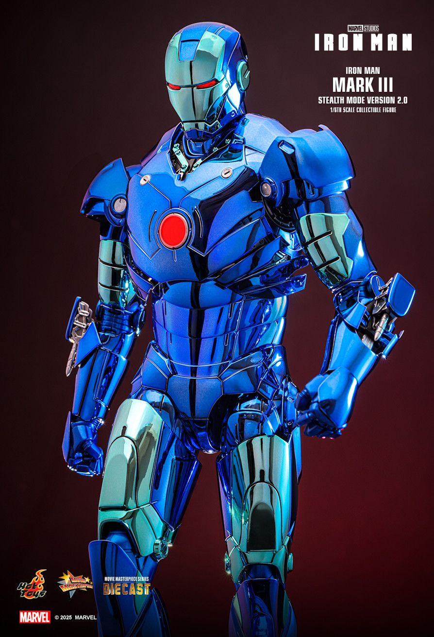Hot Toys MMS814 - Marvel Comics - Iron Man - Iron Man Mark III Stealth Mode Version