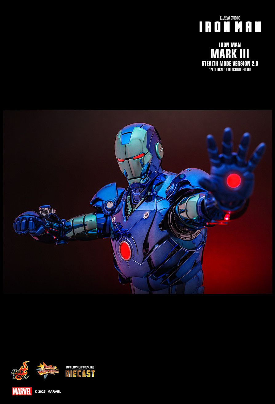 Hot Toys MMS814 - Marvel Comics - Iron Man - Iron Man Mark III Stealth Mode Version