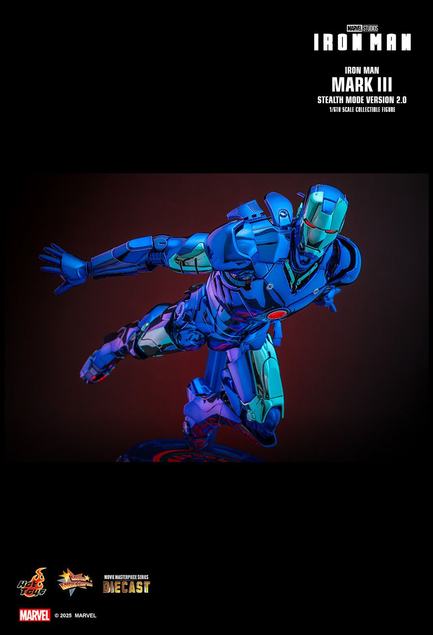 Hot Toys MMS814 - Marvel Comics - Iron Man - Iron Man Mark III Stealth Mode Version
