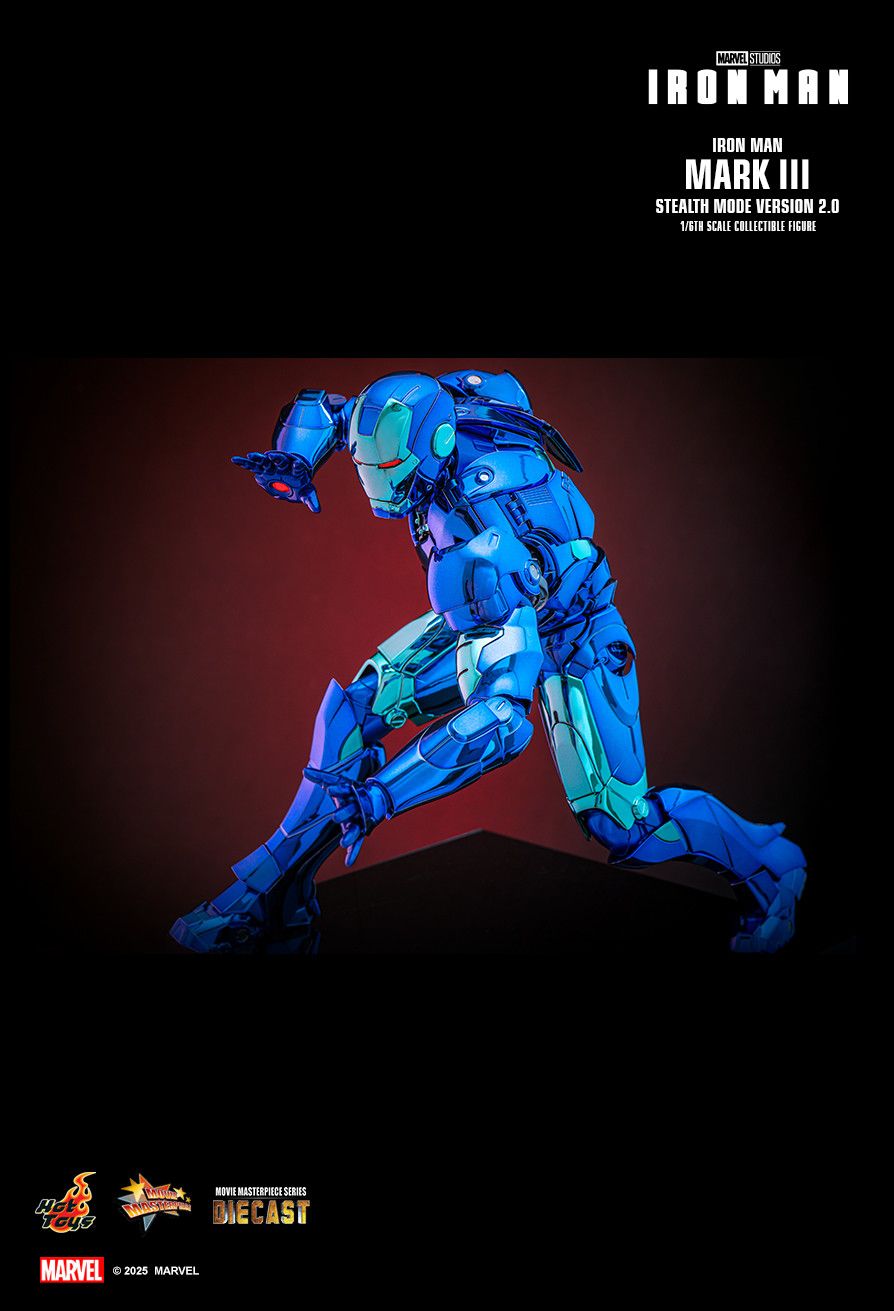 Hot Toys MMS814 - Marvel Comics - Iron Man - Iron Man Mark III Stealth Mode Version