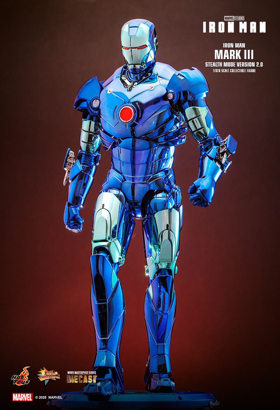 Hot Toys MMS814 - Marvel Comics - Iron Man - Iron Man Mark III Stealth Mode Version