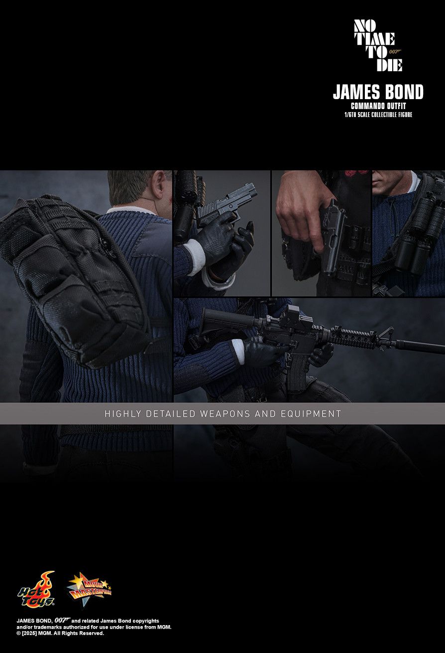 Hot Toys MMS804 - No Time to Die - James Bond Commando Outfit 【Pre-Order】