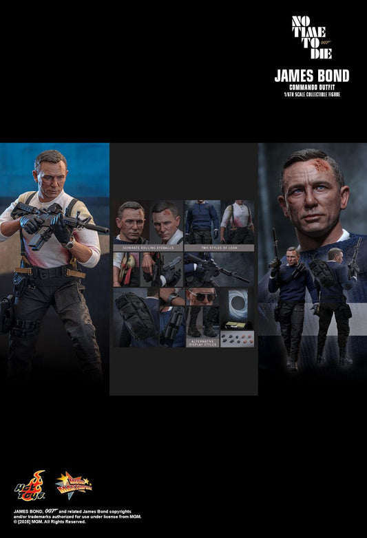 Hot Toys MMS804 - No Time to Die - James Bond Commando Outfit
