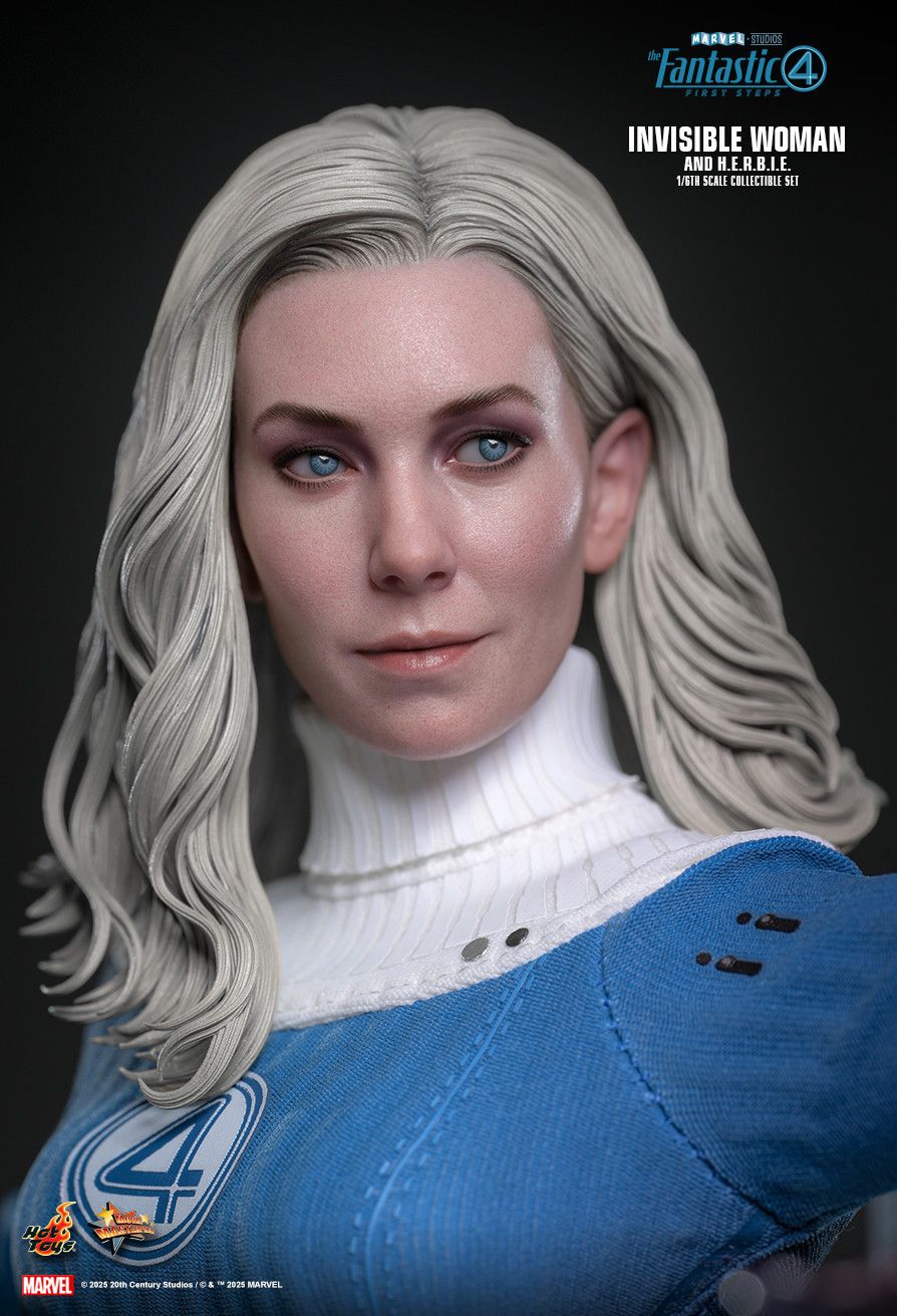 Hot Toys MMS824B - Marvel Comics - The Fantastic Four : First Steps - Invisible Woman & H.E.R.B.I.E 【Pre-Order】