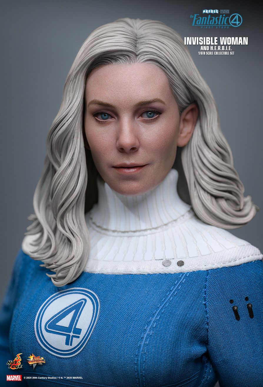 Hot Toys MMS824B - Marvel Comics - The Fantastic Four : First Steps - Invisible Woman & H.E.R.B.I.E 【Pre-Order】