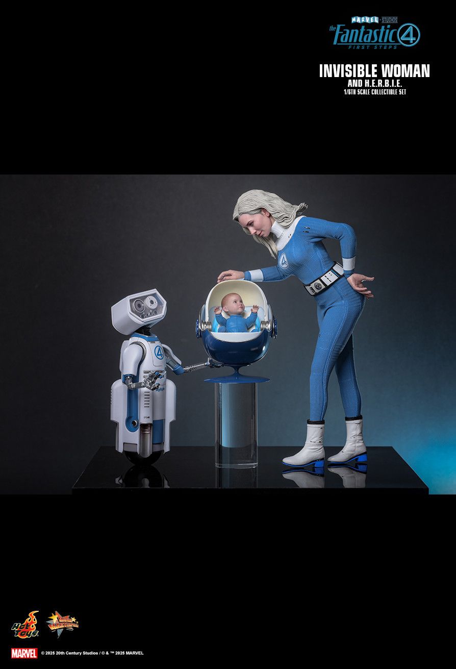 Hot Toys MMS824B - Marvel Comics - The Fantastic Four : First Steps - Invisible Woman & H.E.R.B.I.E 【Pre-Order】