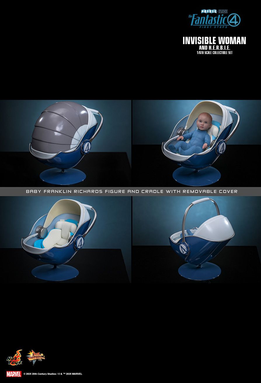 Hot Toys MMS824 - Marvel Comics - The Fantastic Four : First Steps - Invisible Woman & H.E.R.B.I.E 【Pre-Order】