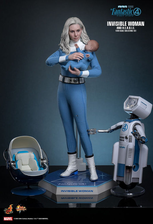 Hot Toys MMS824 - Marvel Comics - The Fantastic Four : First Steps - Invisible Woman & H.E.R.B.I.E 【Pre-Order】