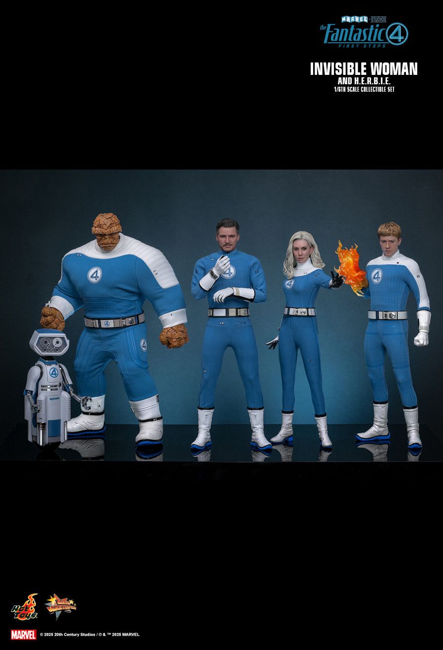 Hot Toys MMS824B - Marvel Comics - The Fantastic Four : First Steps - Invisible Woman & H.E.R.B.I.E 【Pre-Order】