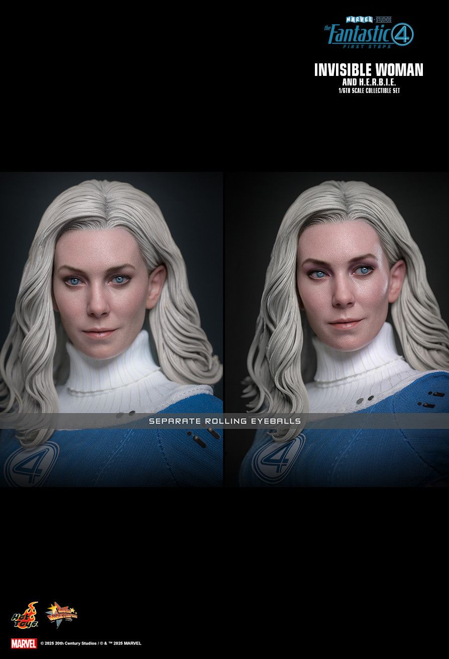 Hot Toys MMS824B - Marvel Comics - The Fantastic Four : First Steps - Invisible Woman & H.E.R.B.I.E 【Pre-Order】