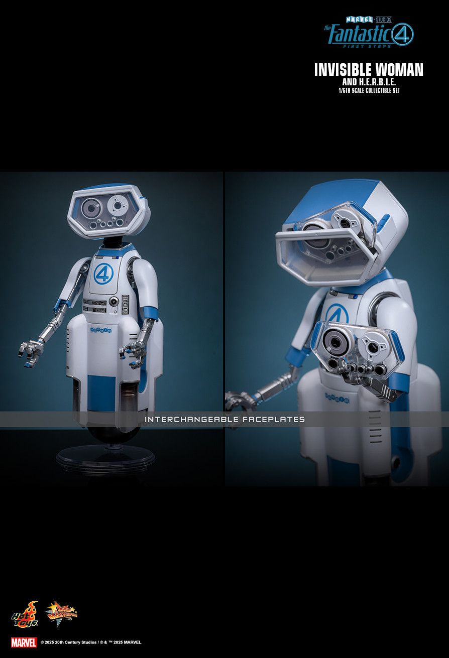 Hot Toys MMS824 - Marvel Comics - The Fantastic Four : First Steps - Invisible Woman & H.E.R.B.I.E 【Pre-Order】
