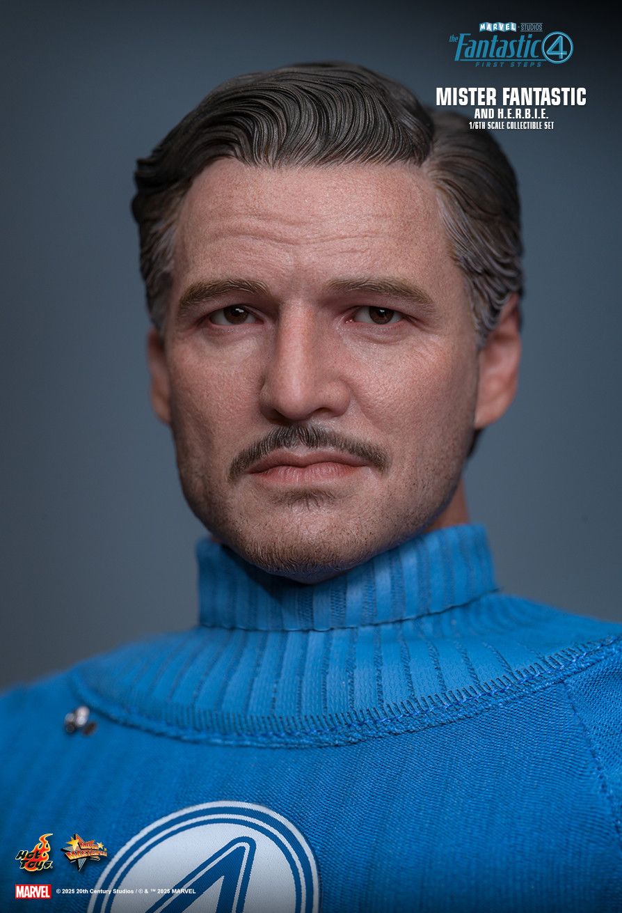 Hot Toys MMS822B - Marvel Comics - The Fantastic Four : First Steps - Mister Fantastic & H.E.R.B.I.E 【Pre-Order】
