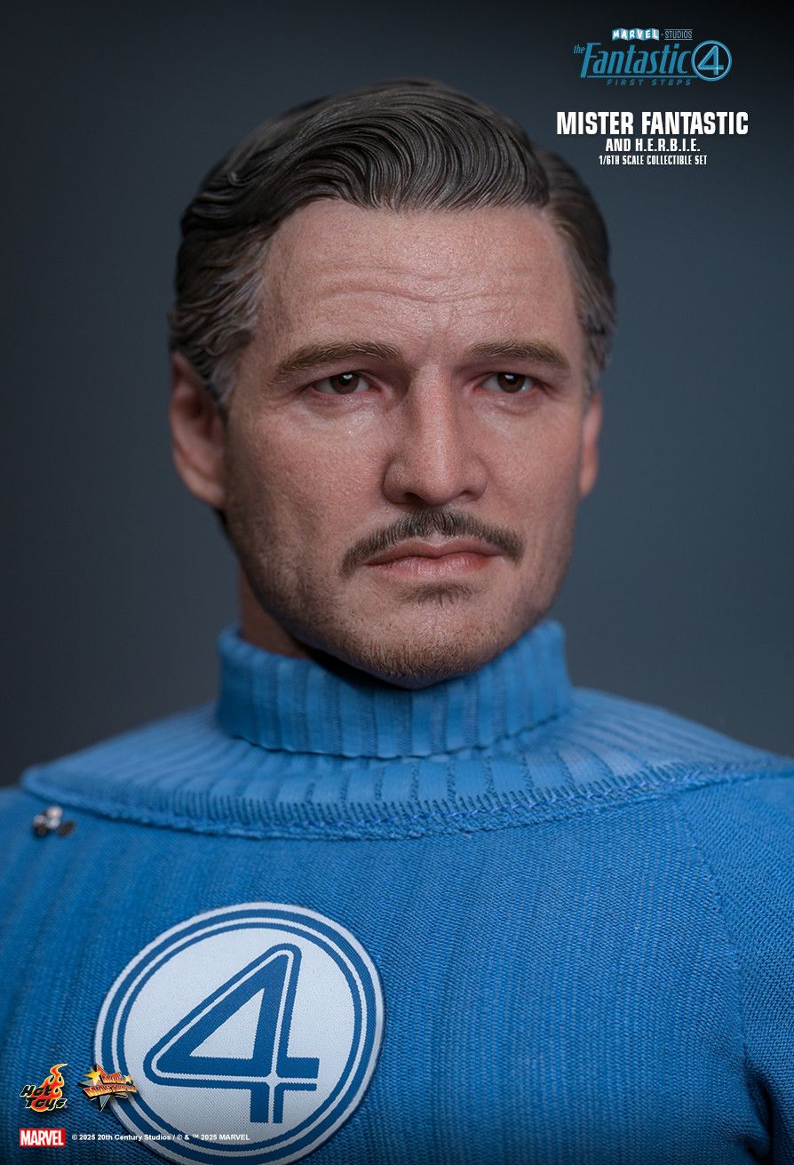 Hot Toys MMS822B - Marvel Comics - The Fantastic Four : First Steps - Mister Fantastic & H.E.R.B.I.E 【Pre-Order】