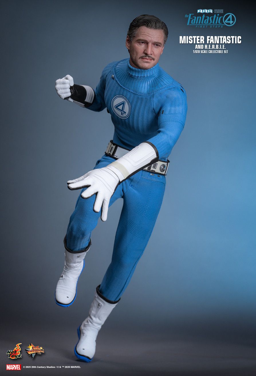 Hot Toys MMS822B - Marvel Comics - The Fantastic Four : First Steps - Mister Fantastic & H.E.R.B.I.E 【Pre-Order】
