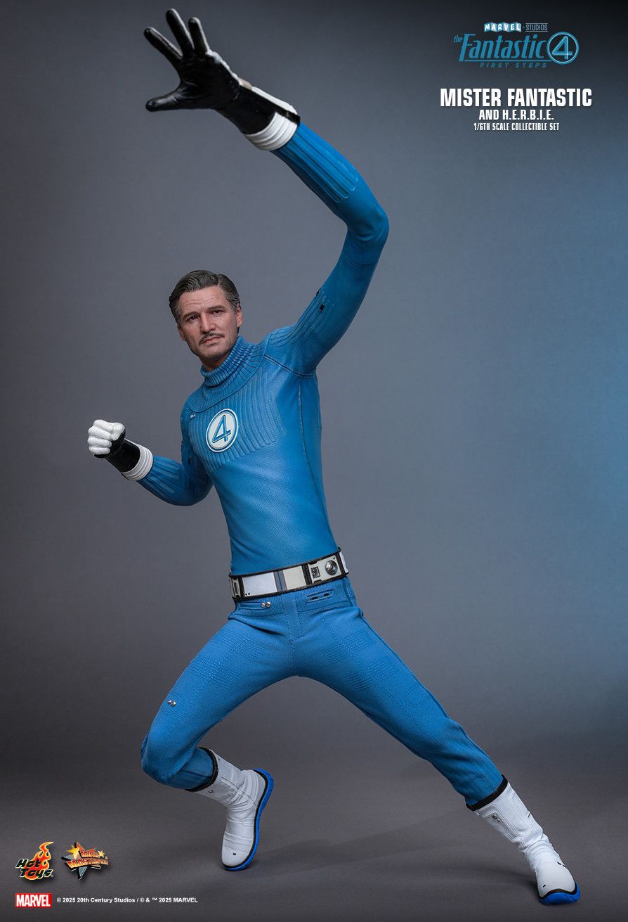 Hot Toys MMS822 - Marvel Comics - The Fantastic Four : First Steps - Mister Fantastic & H.E.R.B.I.E 【Pre-Order】