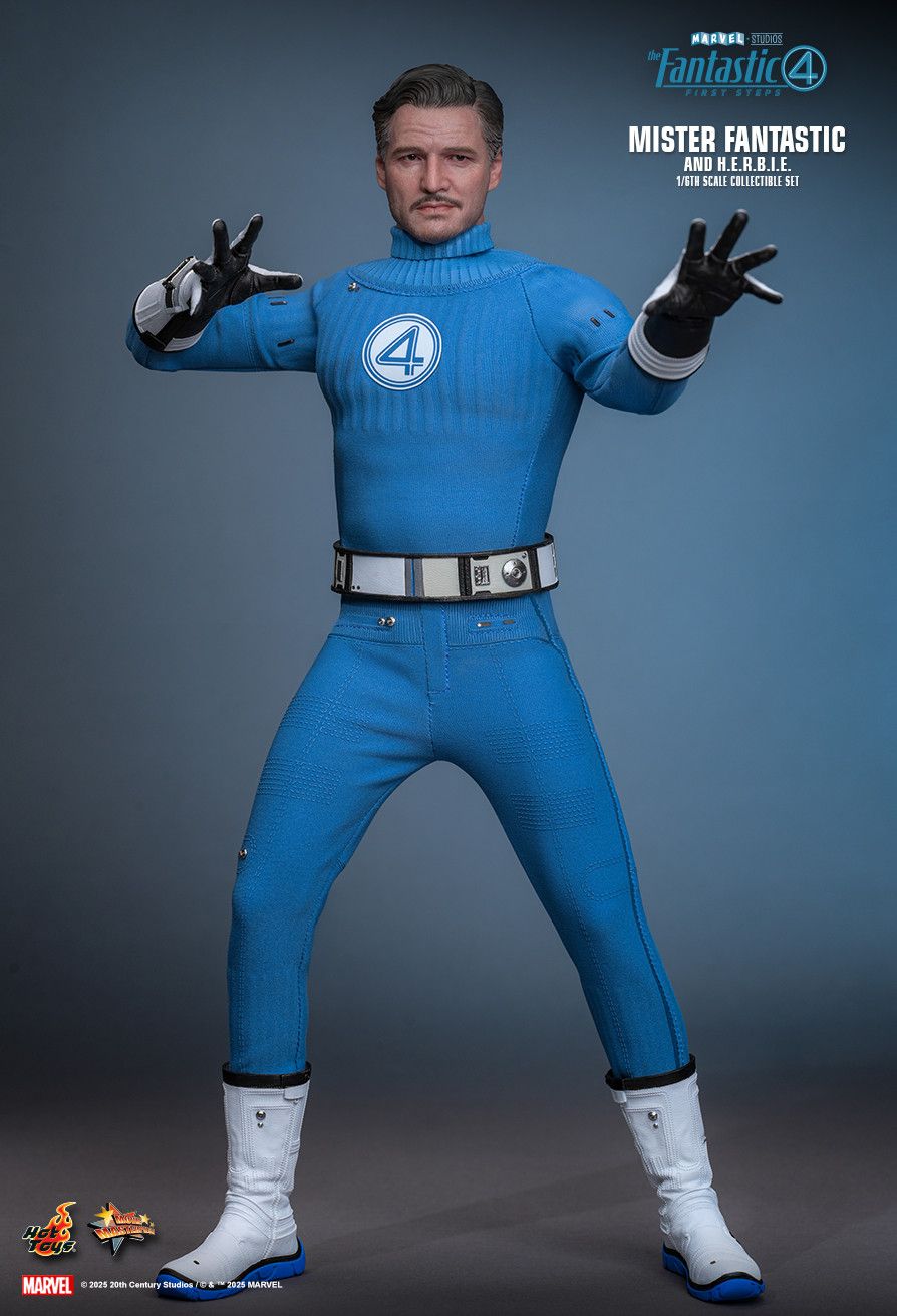 Hot Toys MMS822 - Marvel Comics - The Fantastic Four : First Steps - Mister Fantastic & H.E.R.B.I.E 【Pre-Order】