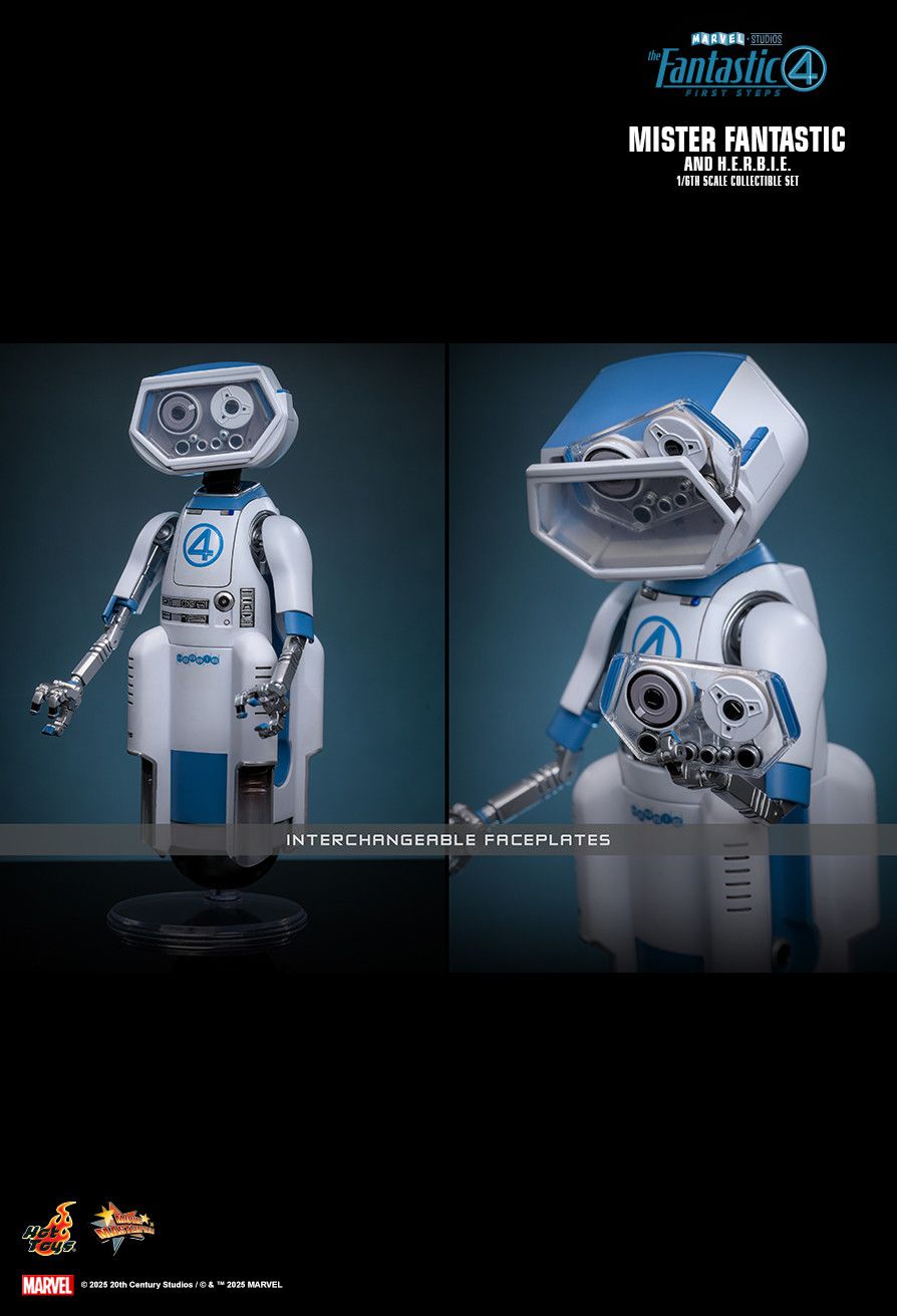 Hot Toys MMS822 - Marvel Comics - The Fantastic Four : First Steps - Mister Fantastic & H.E.R.B.I.E 【Pre-Order】