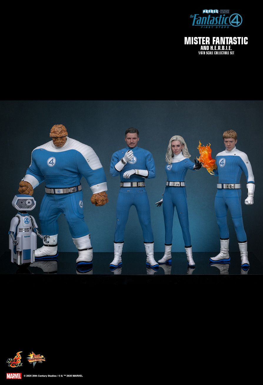 Hot Toys MMS822B - Marvel Comics - The Fantastic Four : First Steps - Mister Fantastic & H.E.R.B.I.E 【Pre-Order】