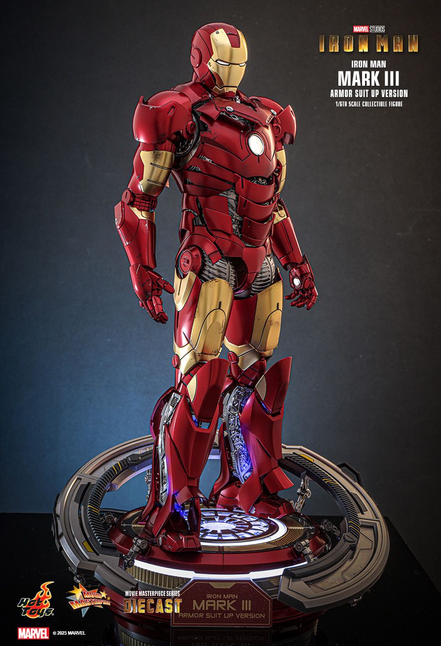 Hot Toys MMS825D72B - Marvel Comics - Iron Man - Iron Man Mark III Armor Suit Up Version 【Pre-Order】