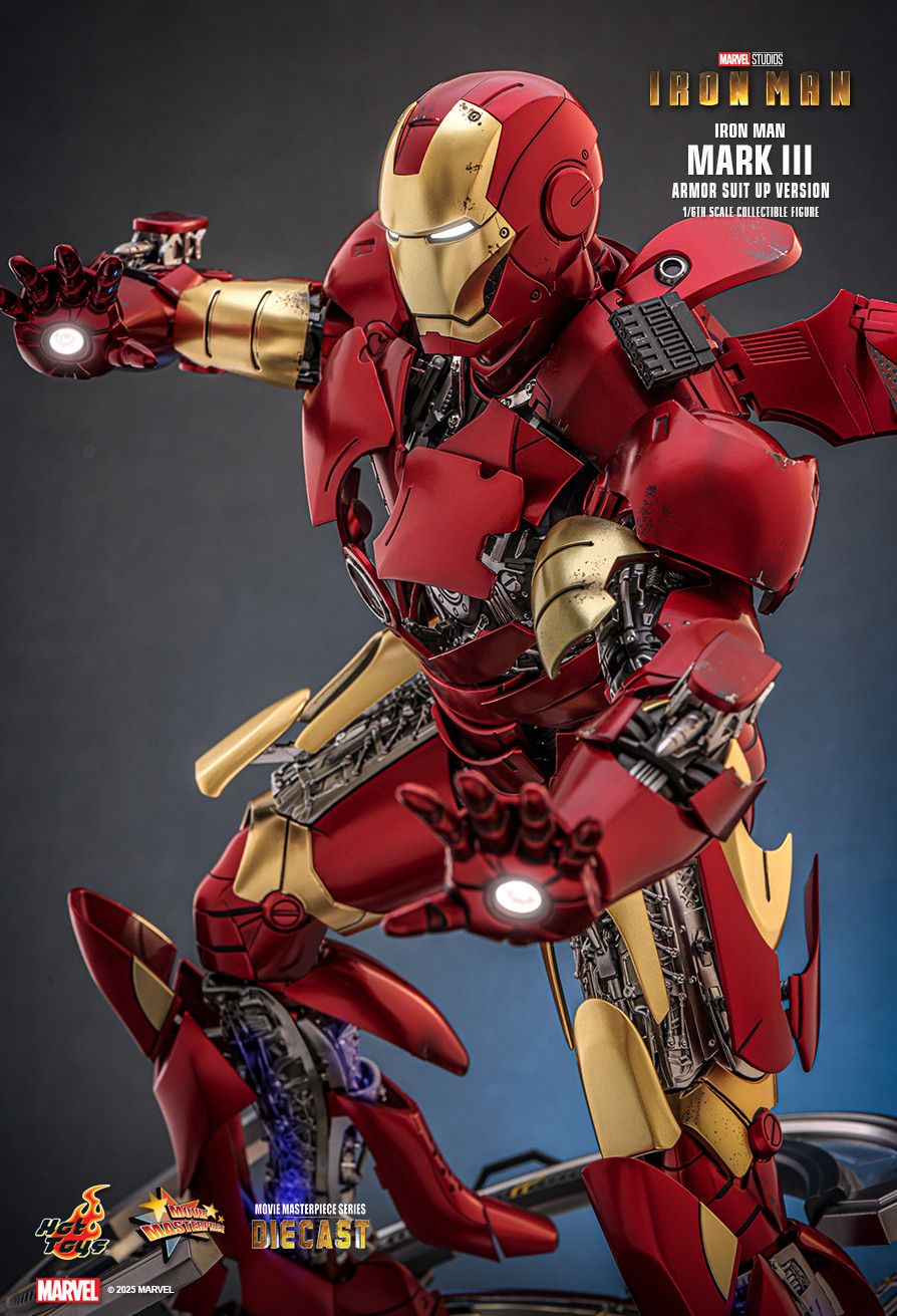 Hot Toys MMS825D72B - Marvel Comics - Iron Man - Iron Man Mark III Armor Suit Up Version 【Pre-Order】