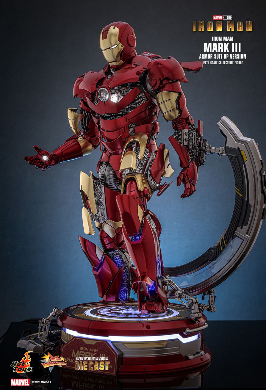 Hot Toys MMS825D72B - Marvel Comics - Iron Man - Iron Man Mark III Armor Suit Up Version 【Pre-Order】