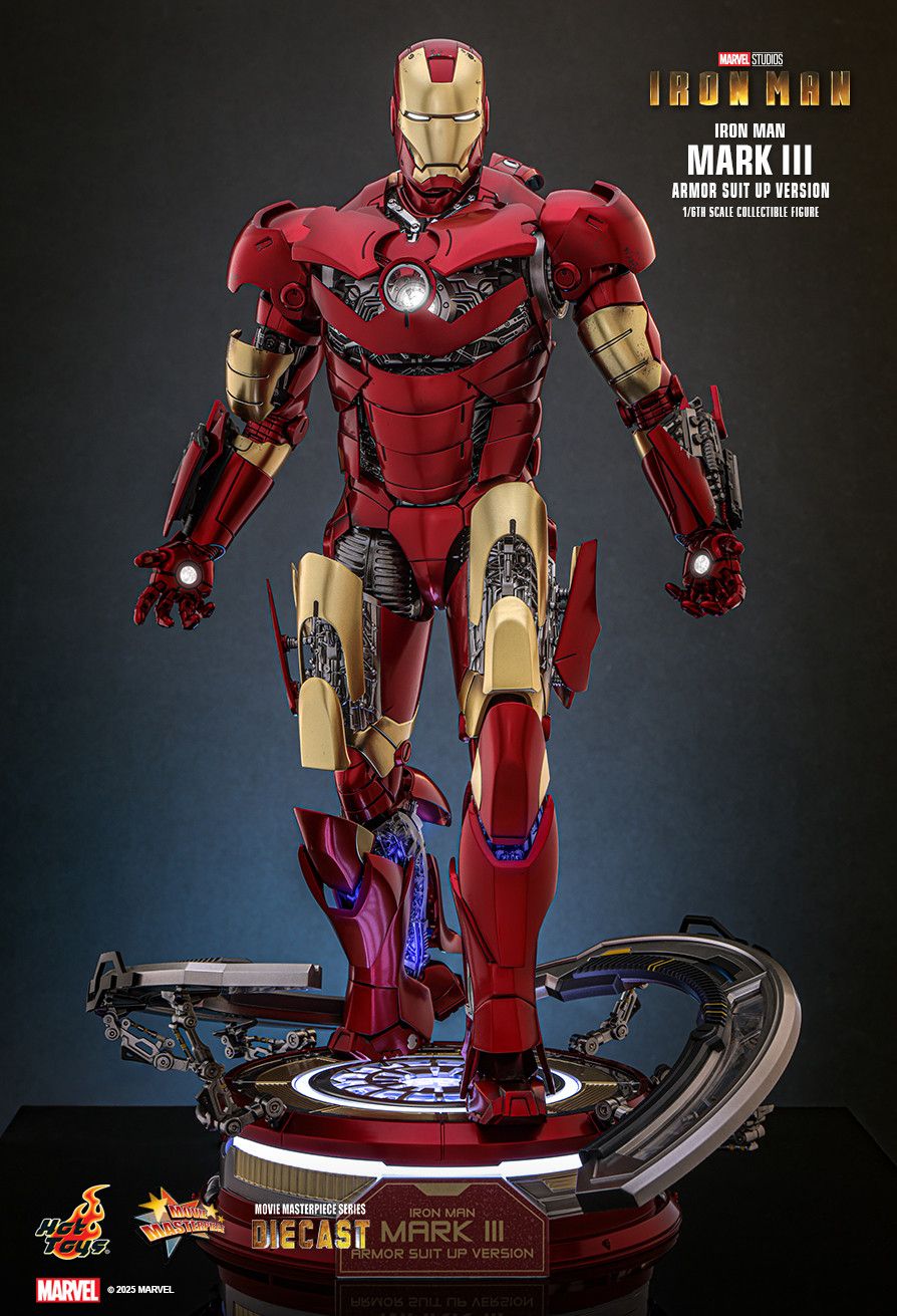 Hot Toys MMS825D72B - Marvel Comics - Iron Man - Iron Man Mark III Armor Suit Up Version 【Pre-Order】