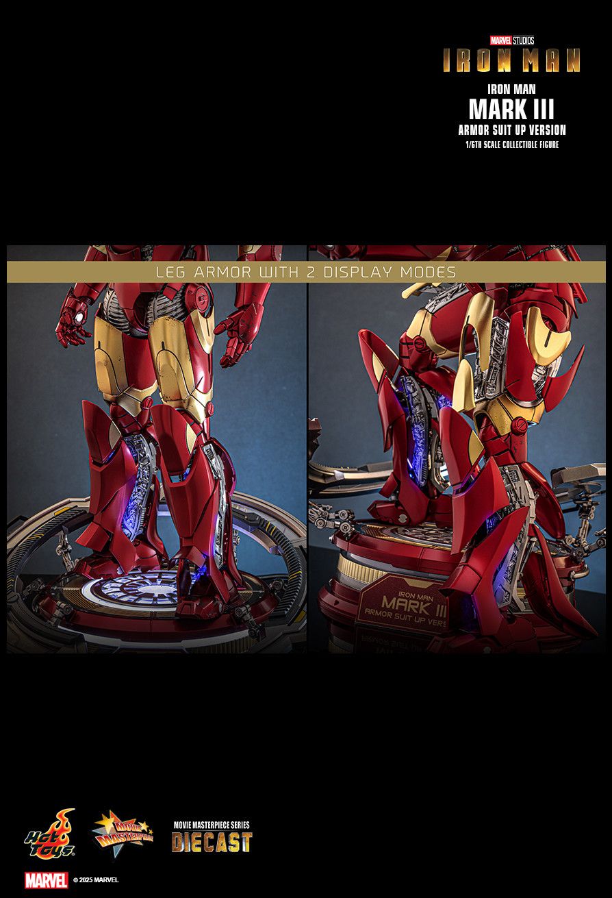 Hot Toys MMS825D72 - Marvel Comics - Iron Man - Iron Man Mark III Armor Suit Up Version 【Pre-Order】
